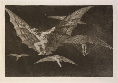 Modo de volar (En måde at flyve på) af Francisco de Goya