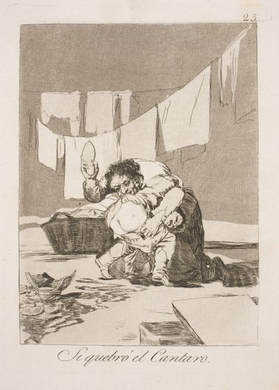 Når man har slået krukken itu af Francisco de Goya