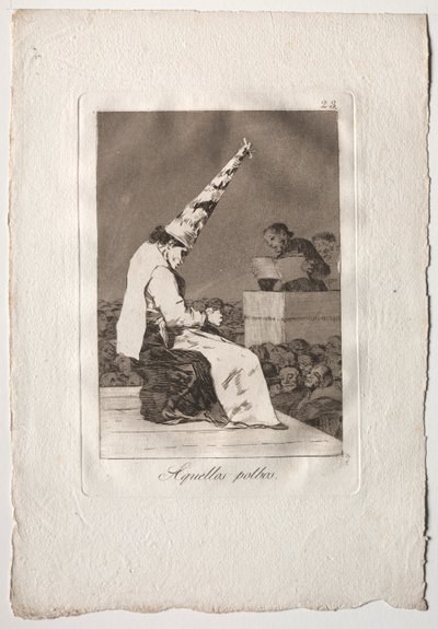 Firs Caprices: Disse Polbos, 1793-1798. af Francisco de Goya