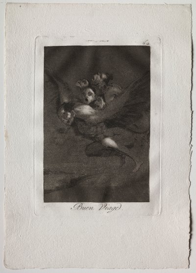 Firs Caprices: Bon Voyage, 1793-1798. af Francisco de Goya
