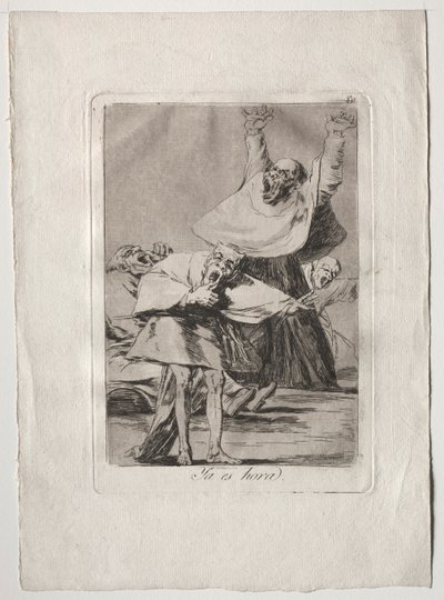 Ochenta Caprichos: Det er tid, 1793-1798. af Francisco de Goya
