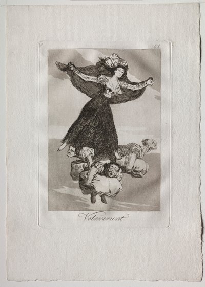 Firs Caprices: Volaverunt af Francisco de Goya