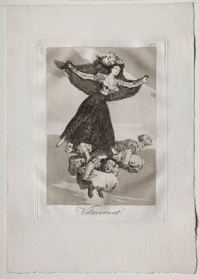 Ochenta Caprichos: Volaverunt, 1793-1798. af Francisco de Goya