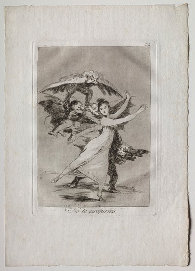 Ochenta Caprichos: Du vil ikke undslippe, 1793-1798. af Francisco de Goya