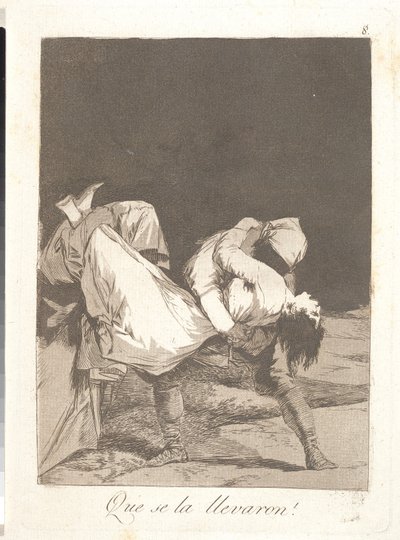 Og de slæber hende bort af Francisco de Goya