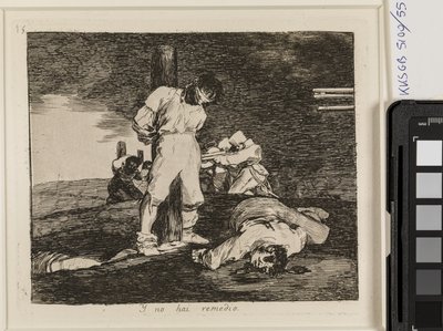 Og der er intet mere at gøre (15) af Francisco de Goya