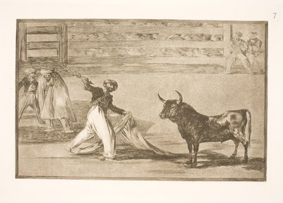 Oprindelsen til harpunerne eller banderillaerne af Francisco de Goya