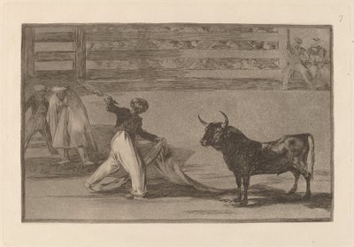 Oprindelse af harpunerne eller banderillaerne (Oprindelse af harpunerne eller banderillaerne) af Francisco de Goya