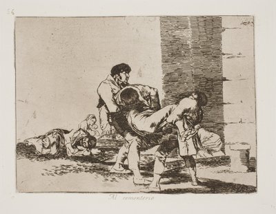 På Vej til kirkegården (56) af Francisco de Goya