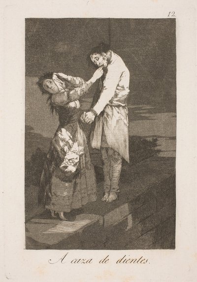 På jagt efter tænder af Francisco de Goya