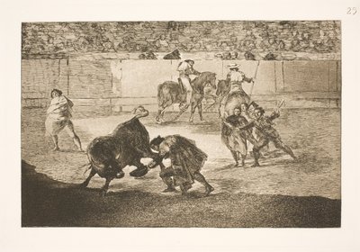 Pepe Illo udfører en "recorte" af Francisco de Goya