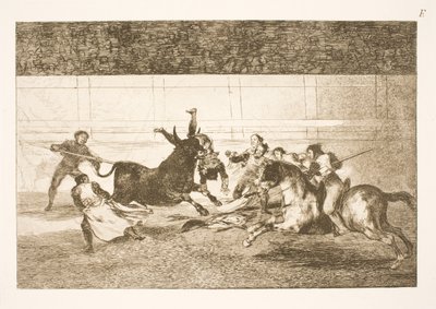 Pepe Illos død (2. komposition) af Francisco de Goya