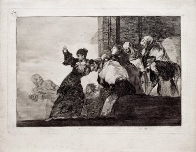 Poor Folly fra serien Los Disparates Follies, 1815-1819 af Francisco de Goya