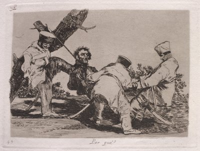 Fordi? (hvorfor?) af Francisco de Goya