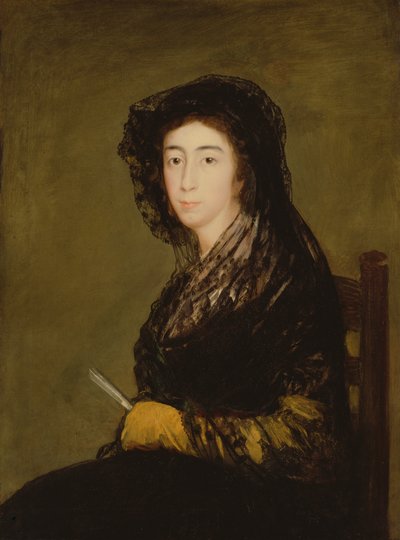 Portræt af Dona Amalia Bonells de Costa, ca. 1805 af Francisco de Goya