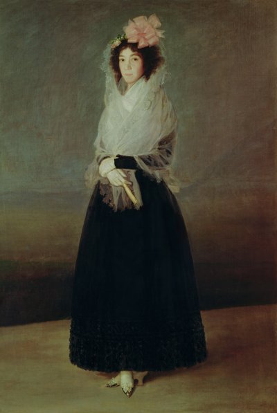 Portræt af grevinden af ​​Carpio (1757-95) Marquise de la Solana, ca. 1793 af Francisco de Goya