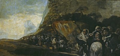 Procession af det hellige embede af Francisco de Goya