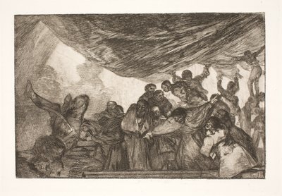 Ren dårskab (Uden at appellere til hverken Gud eller til Djævelen) af Francisco de Goya