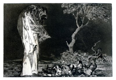 Frygtens gåde, 1819-1823 af Francisco de Goya