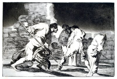 Rasende gåde, 1819-1823 af Francisco de Goya