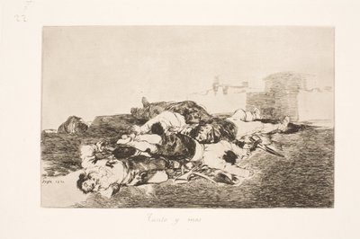 Så mange - og flere (22) af Francisco de Goya