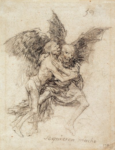 Se quieren mucho (De elsker hinanden meget) af Francisco de Goya