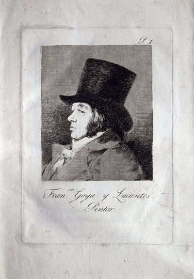 Selvportræt, 1799 af Francisco de Goya