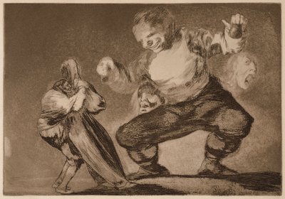 Simpleton (Tosse), fra serien Los Disparates af Francisco de Goya