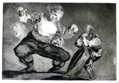 Simpleton, 1819-1823 af Francisco de Goya