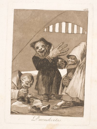 Små trolde af Francisco de Goya