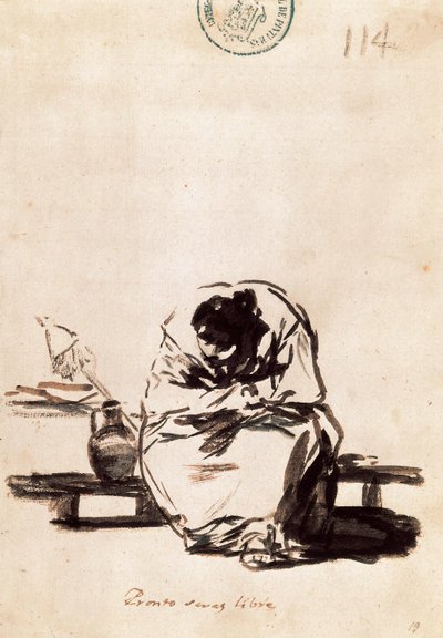 Snart er du fri af Francisco de Goya