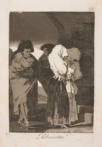 Stakkels piger af Francisco de Goya