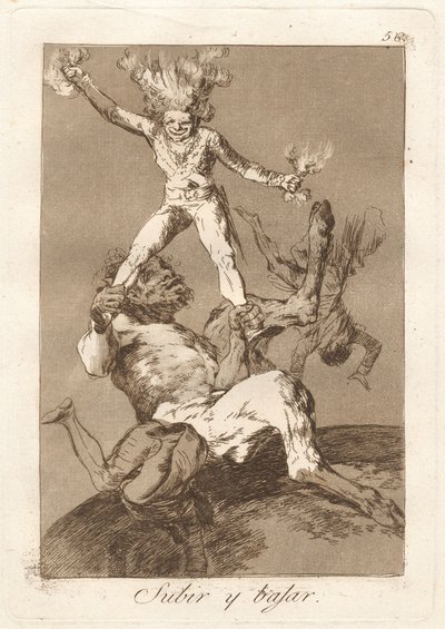 Subir y bajar (To Rise and To Fall) af Francisco de Goya