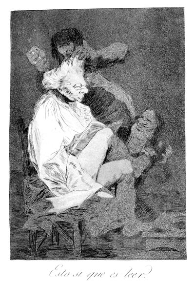 Det er bestemt at kunne læse, 1799 af Francisco de Goya
