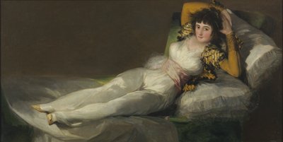 Den påklædte Maja, ca. 1800 af Francisco de Goya