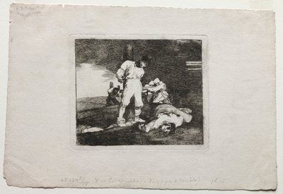 Krigens katastrofer: Og der er ingen hjælp til det af Francisco de Goya
