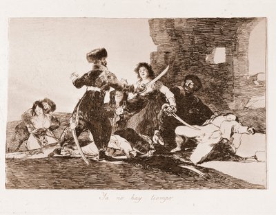 The Disasters of War: Det er allerede for sent (ætsning efter tegning af Francisco de Goya