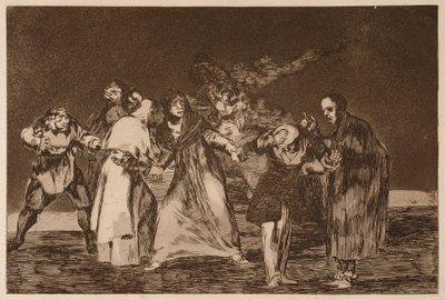 The Exhortations (Opfordringerne), fra serien Los Disparates af Francisco de Goya