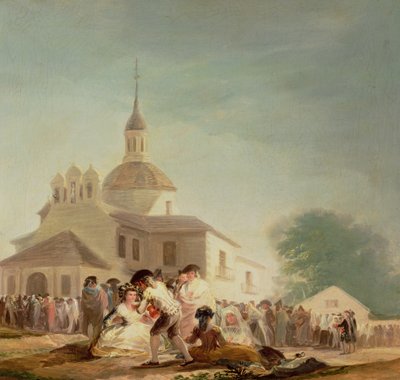 Eremitagen i San Isidro, Madrid, 1788 af Francisco de Goya