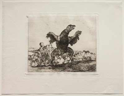 The Horrors of War: A Carnivorous Vulture af Francisco de Goya