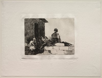 The Horrors of War: Appeals are in Vain af Francisco de Goya
