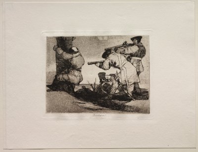 The Horrors of War: Barbarians! af Francisco de Goya