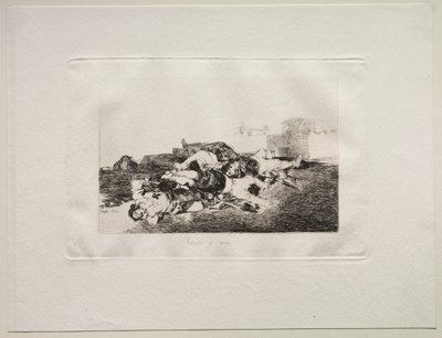 Krigens rædsler: Endnu værre af Francisco de Goya