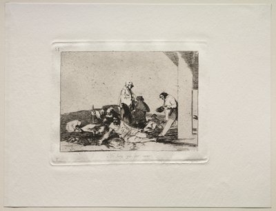 The Horrors of War: Its No Use Crying Out. af Francisco de Goya