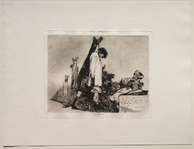 Krigens rædsler: Heller ikke (i dette tilfælde). af Francisco de Goya