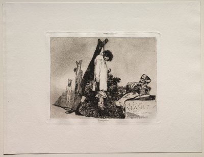 Krigens rædsler: Heller ikke i dette tilfælde. af Francisco de Goya