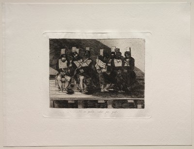 The Horrors of War: Man kan ikke fortælle hvorfor af Francisco de Goya