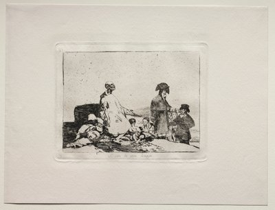 Krigens rædsler: Måske er de af en anden race af Francisco de Goya