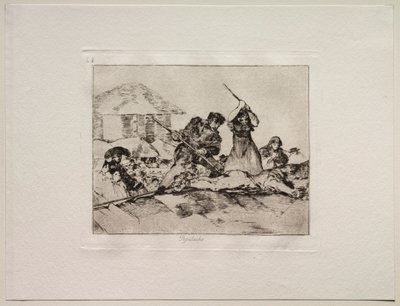 The Horrors of War: Rabble. af Francisco de Goya