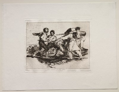 Krigens rædsler: med rette eller forkert af Francisco de Goya